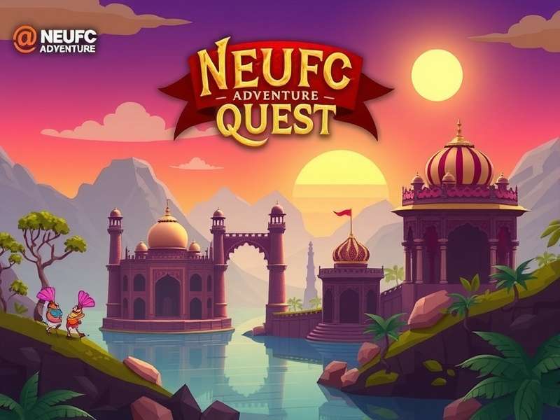 Explore diverse Indian biomes in NEUFC Adventure Quest NEUFC Adventure Quest gameplay screenshot showing vibrant Indian landscapes
